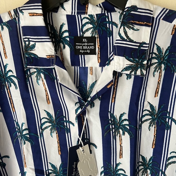 Men’s BRAND NEW Caribbean Shirt- NWT A323 - Picture 3 of 3